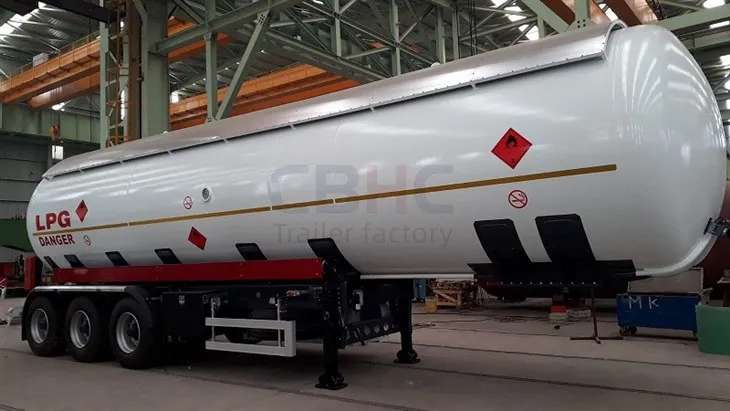used lpg tank semi trailer gas(001)