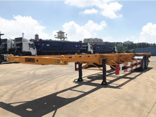 2 Axle 40 Foot Skeleton Container Trailer